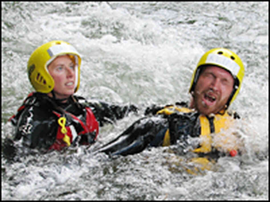 Even highly skilled rescue rangers gulp water