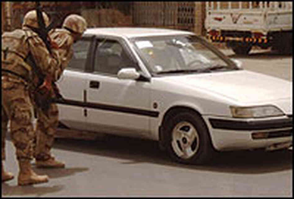The car of Yasser Salihee The car of Yasser Salihee