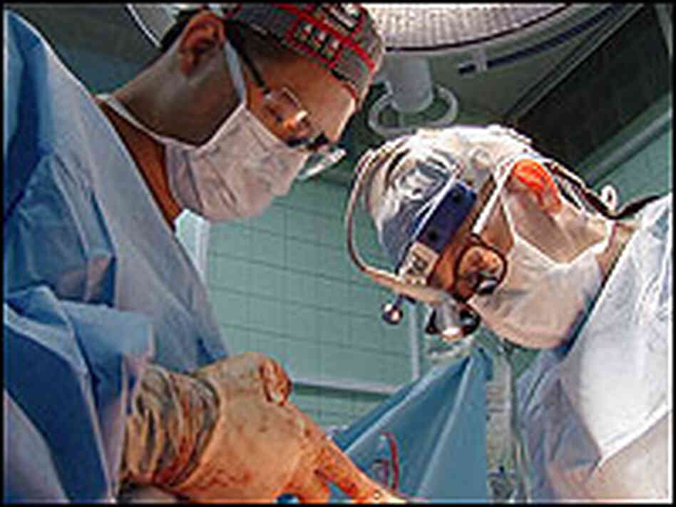 Doctors at work in a scene from the HBO documentary.