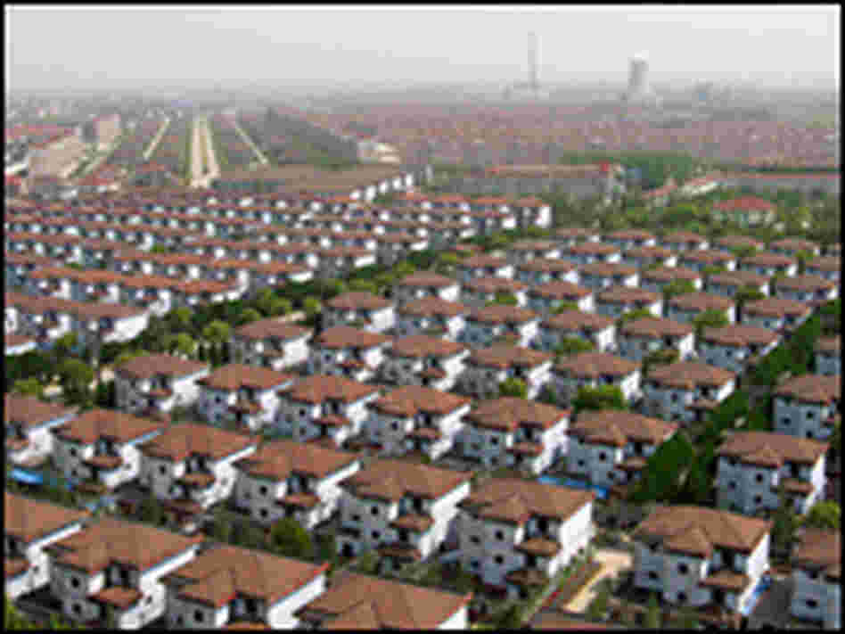 From above, Huaxi looks like an American suburb. 
