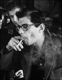 Beat poet Allen Ginsberg pictured in 1960.