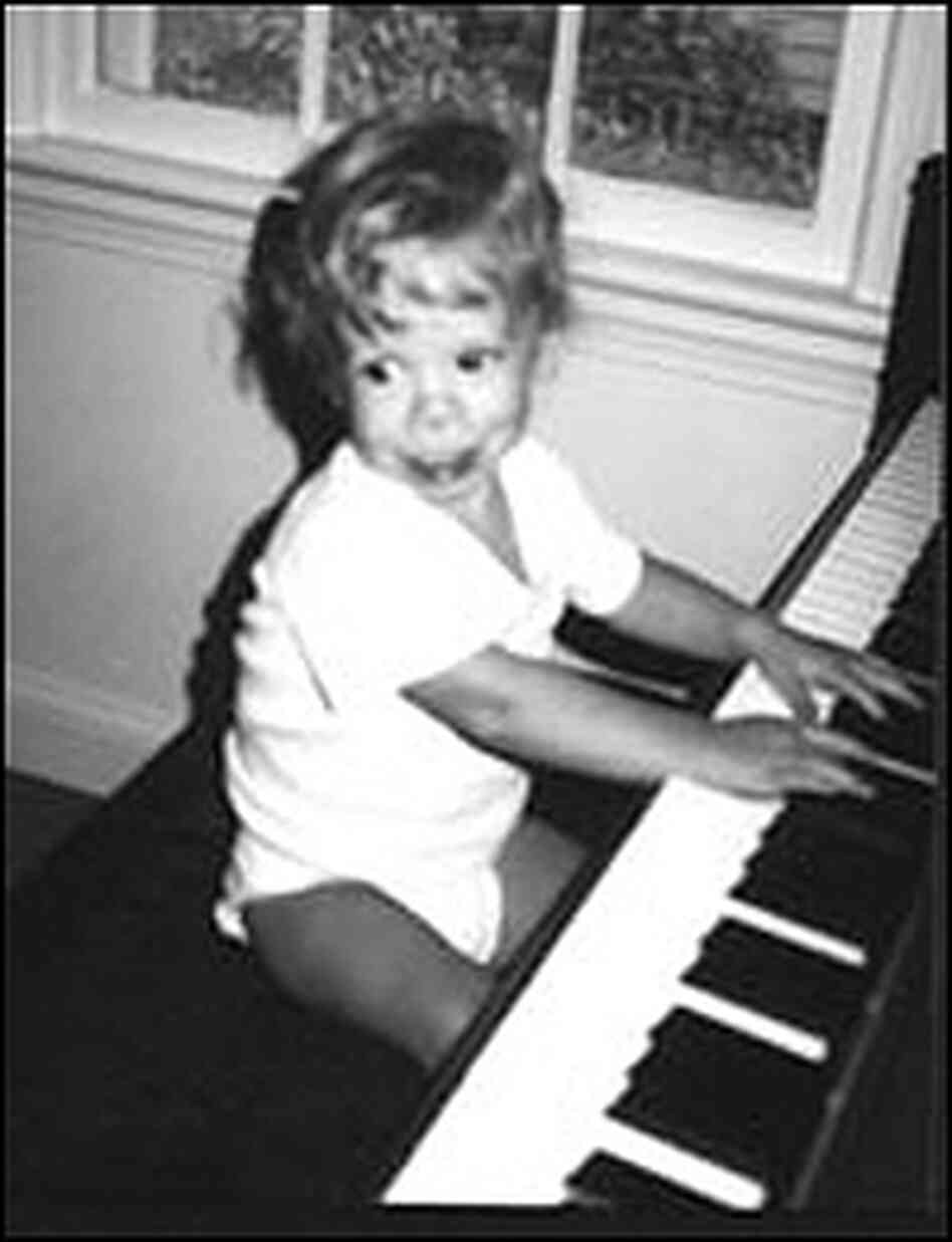 A tiny Jeremy Vest, still in diapers, at the family piano. A tiny Jeremy Vest, still in diapers, at the family piano.