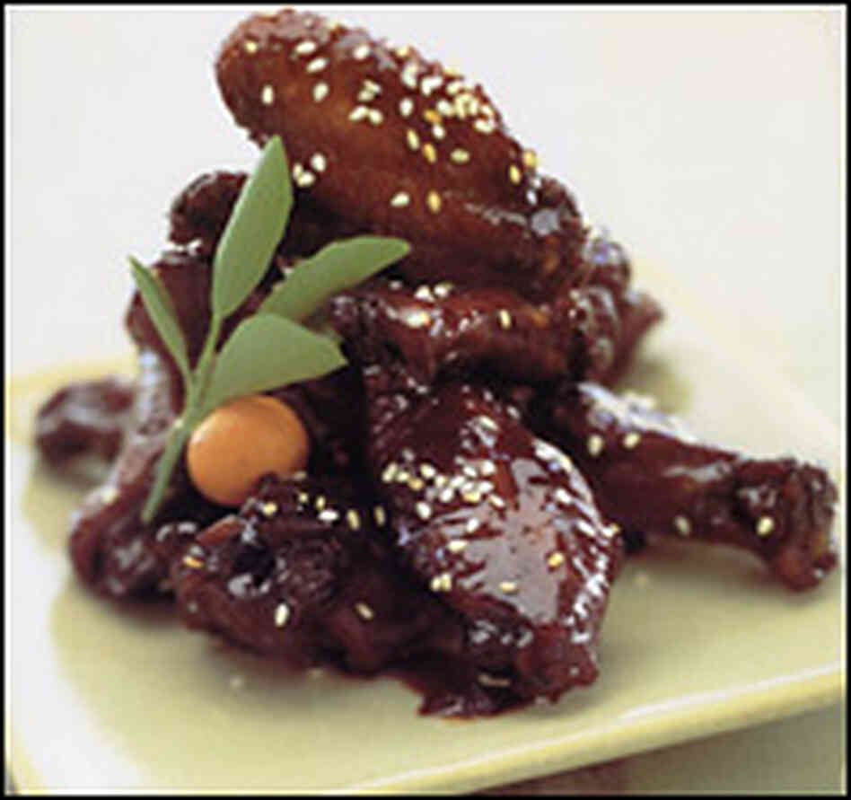 'Black lacquer' Teriyaki wings 'Black lacquer' Teriyaki wings