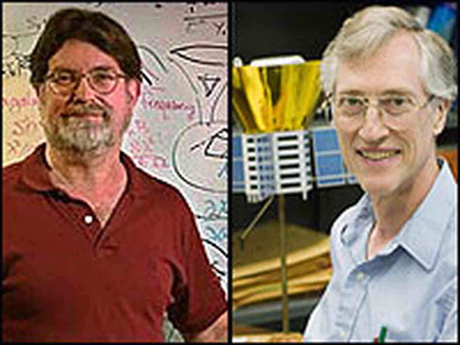 George Smoot, left, and John Mather win the 2006 Nobel Prize in Physics George Smoot, left, and John Mather win the 2006 Nobel Prize in Physics