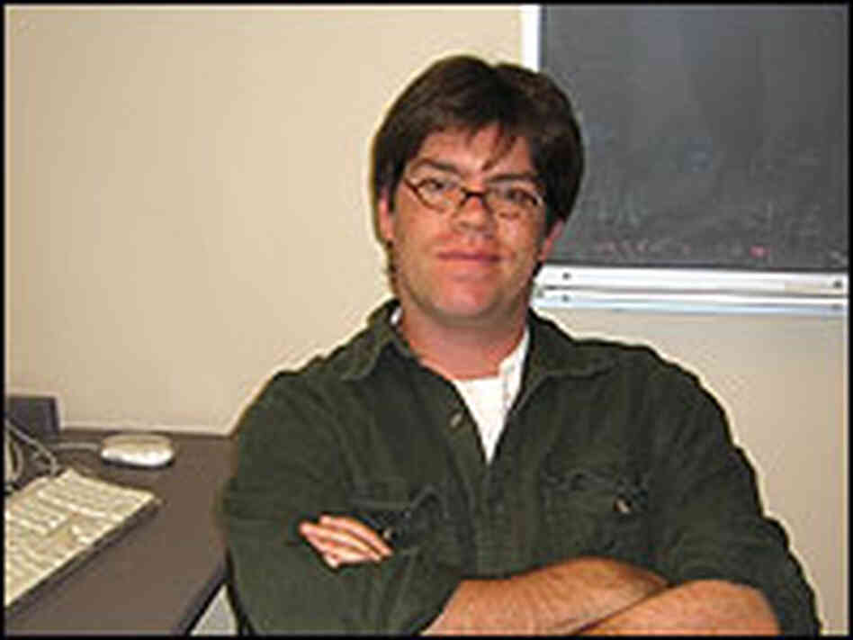 Albion Lawrence, a Brandeis University string theorist. Albion Lawrence, a Brandeis University string theorist.