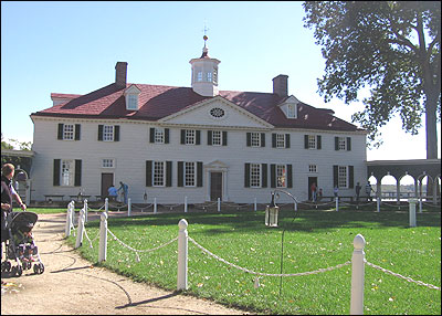 Outside Washington's Virginia plantation, Mount Vernon.