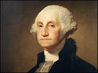 A 1796 Gilbert Stuart painting of George Washington. A 1796 Gilbert Stuart painting of George Washington.