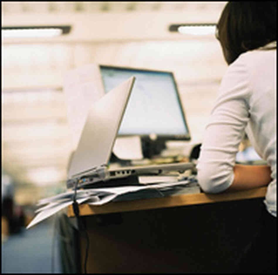 girl at computer girl at computer