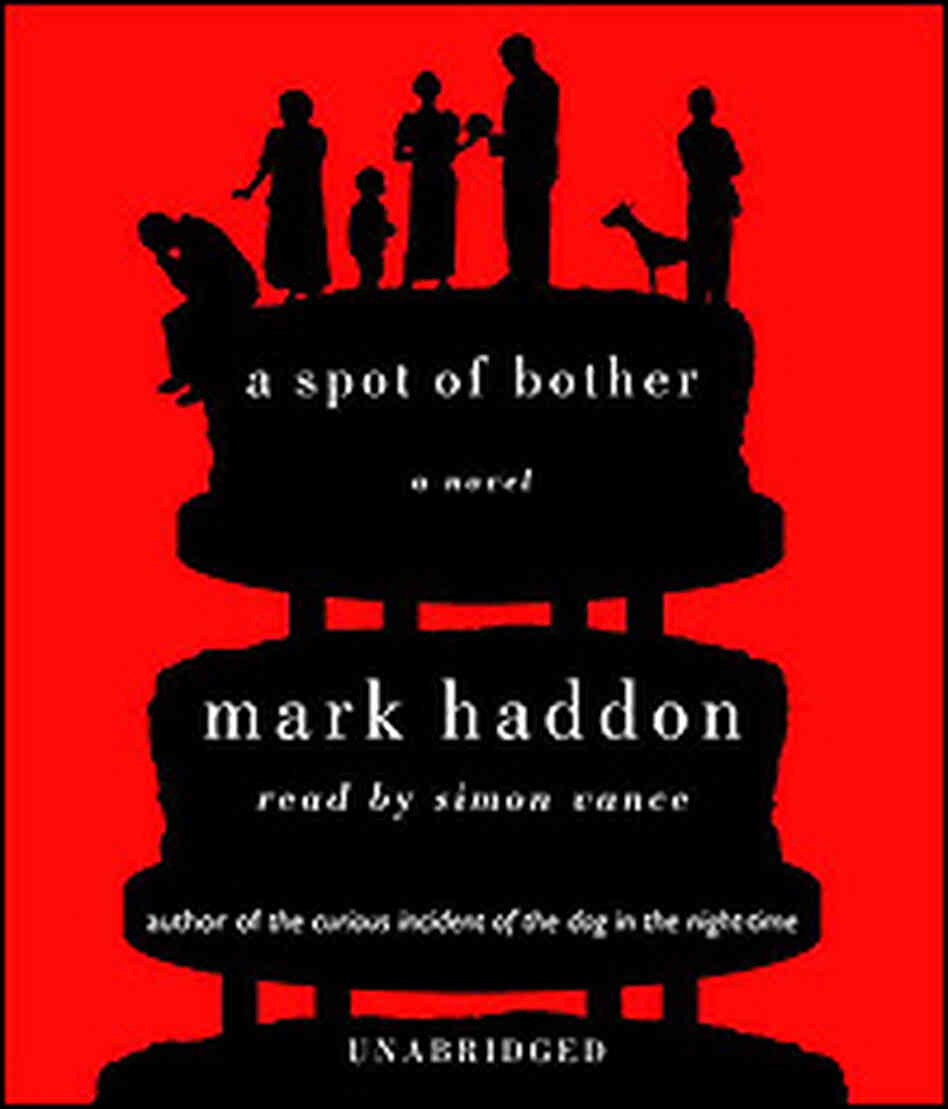 Cover of 'A Spot of Bother' shows figures in silhouette on a wedding cake Cover of 'A Spot of Bother' shows figures in silhouette on a wedding cake