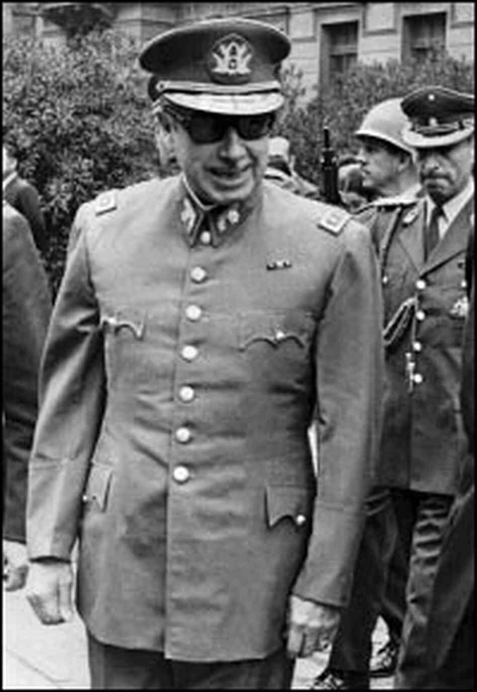 Gen. Augusto Pinochet pictured in 1973 following the 1973 coup Gen. Augusto Pinochet pictured in 1973 following the 1973 coup