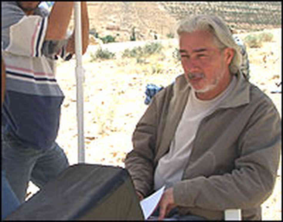 Syrian director Najdat Anzour, on location, is known for his controversial blockbusters. Syrian director Najdat Anzour, on location, is known for his controversial blockbusters.