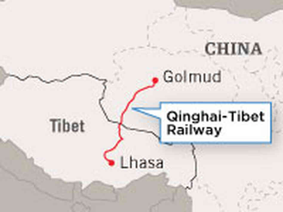NPR's Anthony Kuhn wishes he had taken the train from Golmud instead of all the way from Beijing.