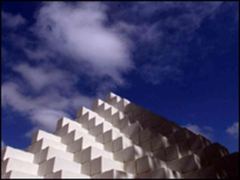 Sol Lewitt's 'Four-Sided Pyramid'