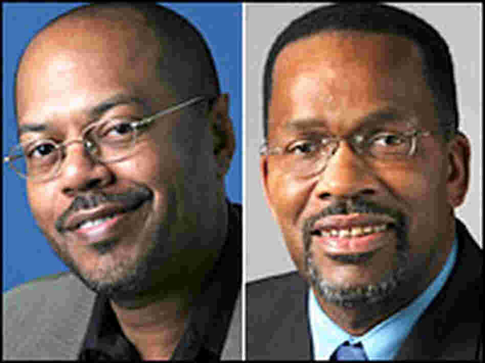 Kevin Merida (left) and Michael Fletcher Kevin Merida (left) and Michael Fletcher