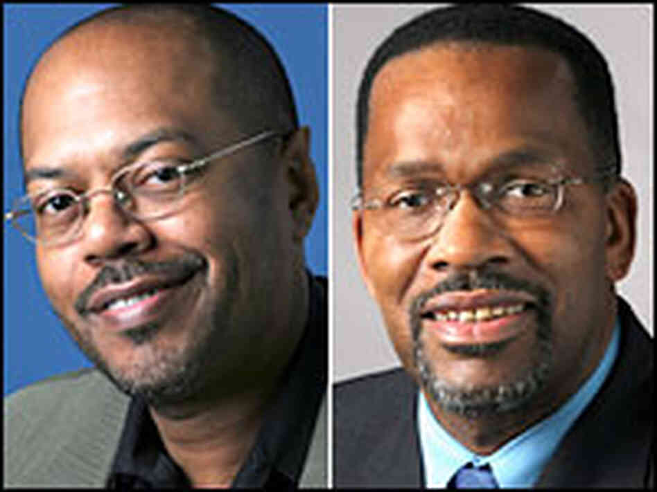 Kevin Merida (left) and Michael Fletcher Kevin Merida (left) and Michael Fletcher