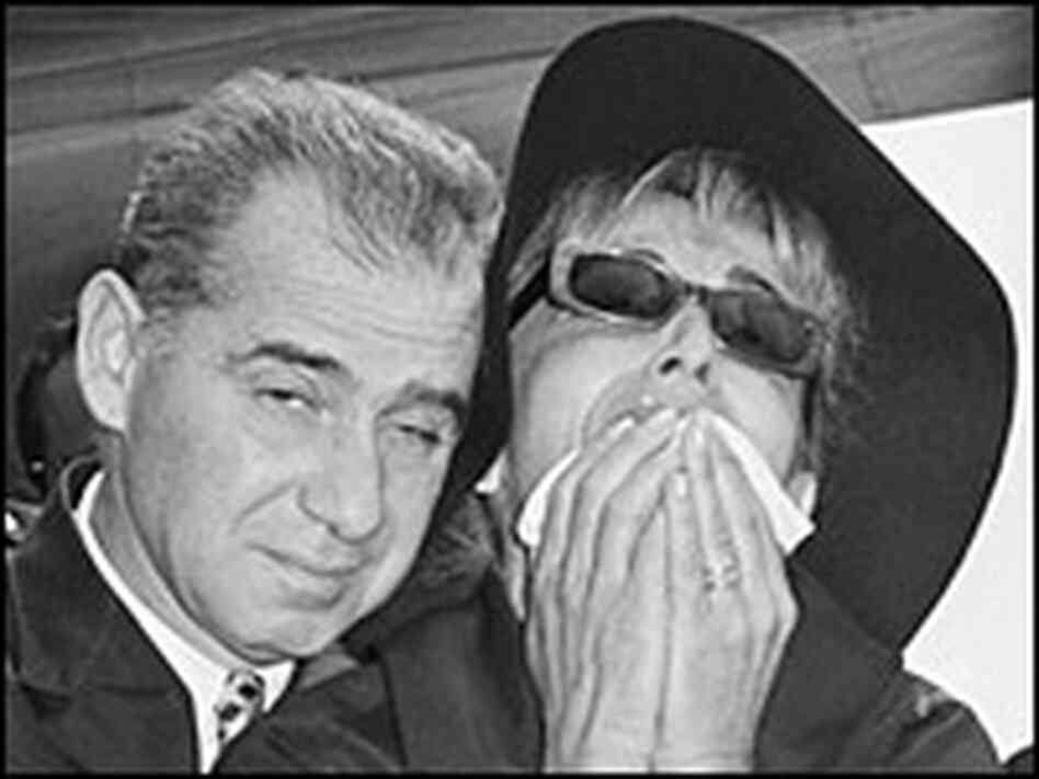 Robert and Carolyn Goodman see the body of their son arriving in New Jersey in 1964.