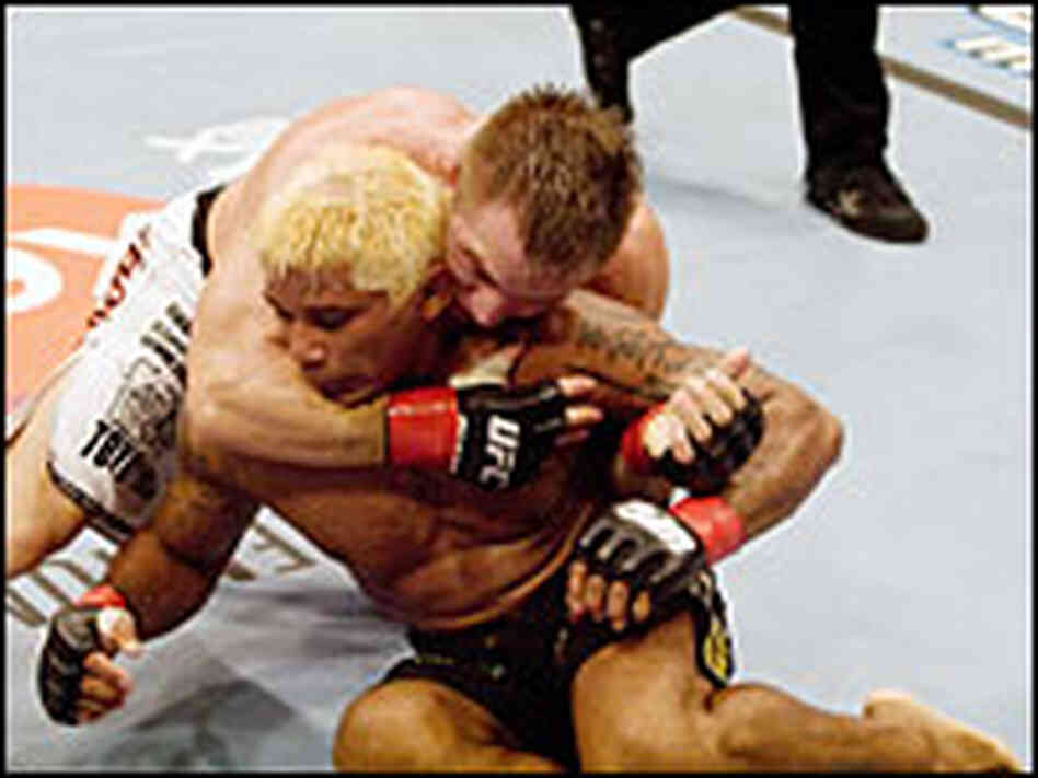 Sherk emerged victorious from the fight, but both he and Franca tested positive for steroids.