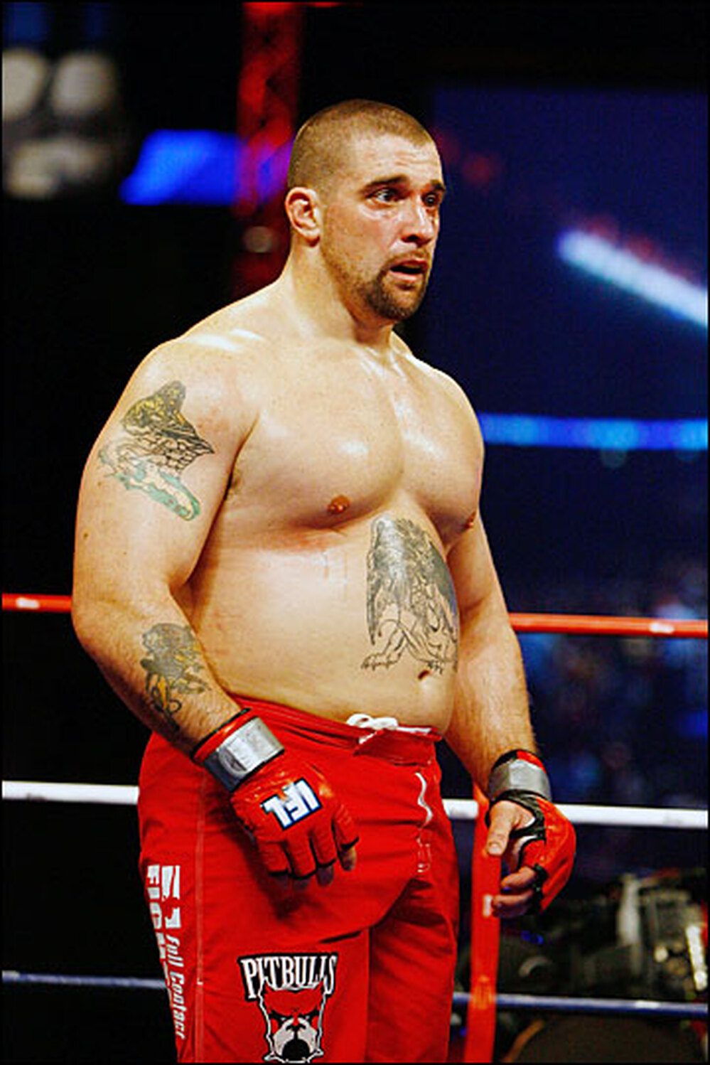 Bryan Vetell is the heavyweight for the New York Pitbulls team in the International Fight League.