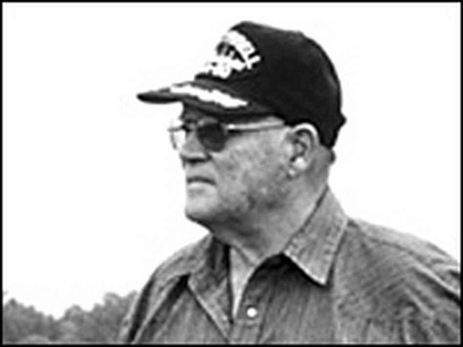 Rudi Bohlmann on his farm in Menno, S.D.