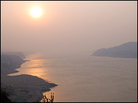 River at sunset