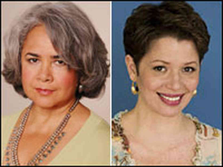 Esmeralda Santiago (left) and Daisy Martinez Esmeralda Santiago (left) and Daisy Martinez