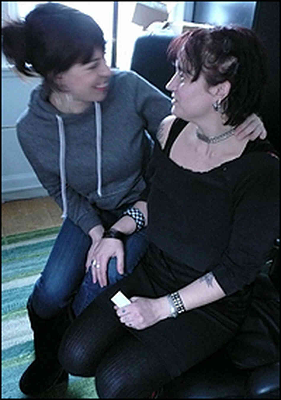 Health Educator Eliza Wheeler, left, works with a client named Elissa. Health Educator Eliza Wheeler, left, works with a client named Elissa.