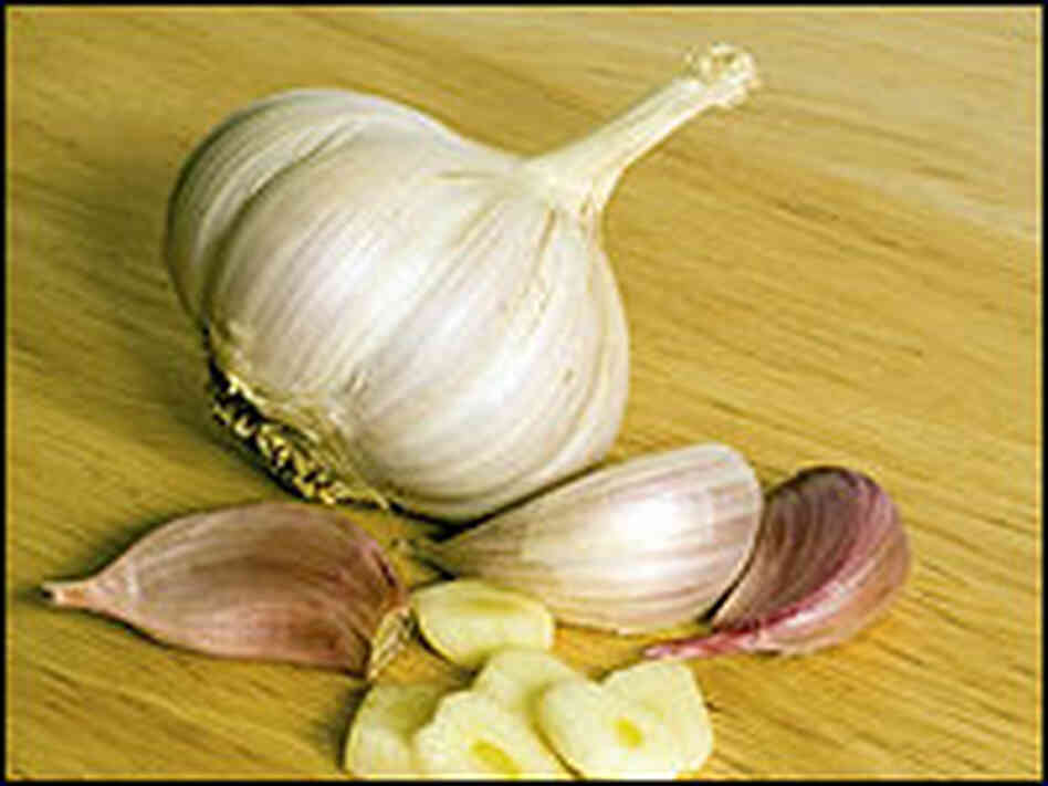 Garlic cloves. Garlic cloves.