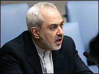 Javad Zarif, Iranian ambassador to the United Nations, speaks at the U.N. headquarters on Dec. 23, 2
