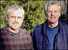 Political arguments between Allen Mann (from left), an evangelical Lutheran, and his brother Brian, Political arguments between Allen Mann (from left), an evangelical Lutheran, and his brother Brian,