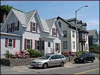 In this street of homes are some of the houses that inspired the work of Edward Hopper when he spent summers in Gloucester, Mass., in the 1920s.