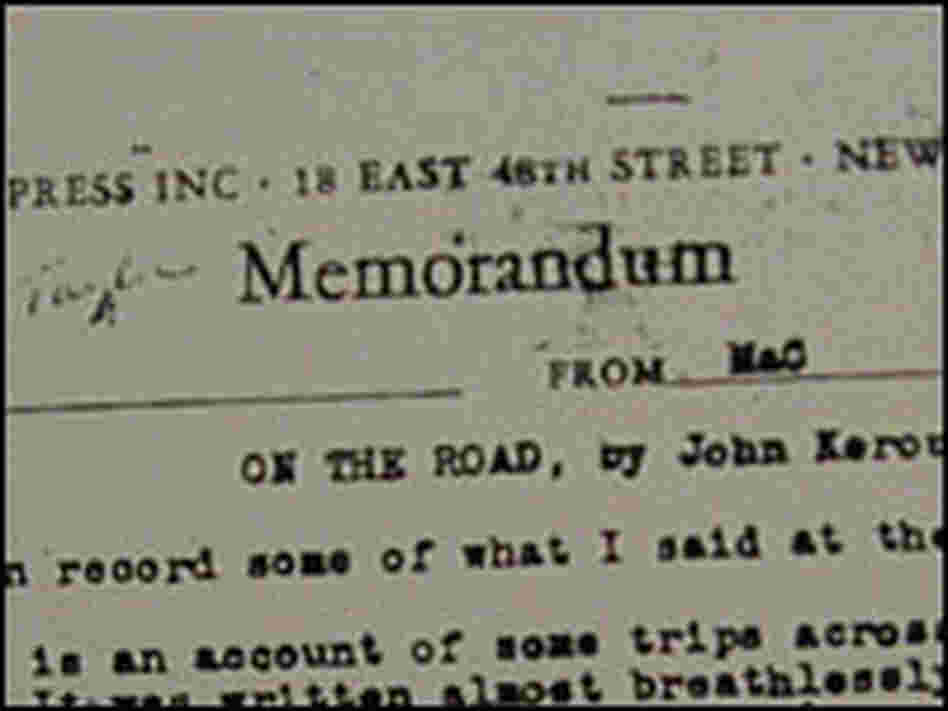 Malcom Cowley memo