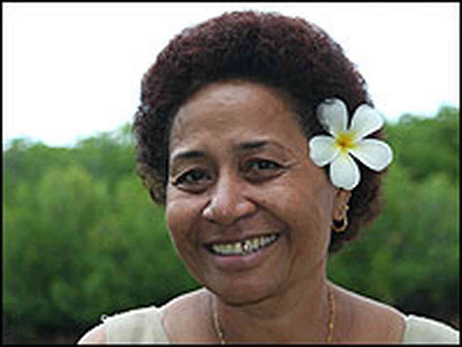 Penina Nemata is part of a climate witness program that urgest villagers to notice their environment Penina Nemata is part of a climate witness program that urgest villagers to notice their environment