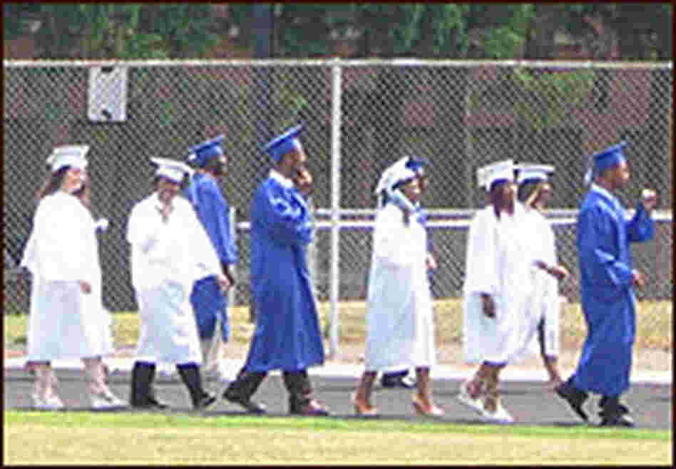 Graduates at Northwestern High School in Baltimore