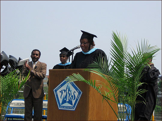 Northwestern High School Principal Tajah Gross Addresses Graduates