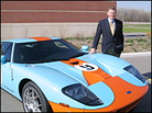 Mulally with Ford GT Heritage Edition Mulally with Ford GT Heritage Edition