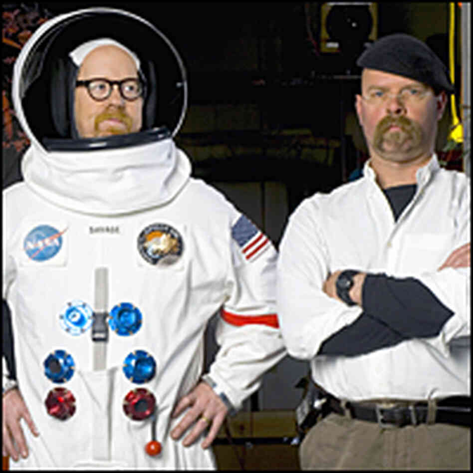 'Mythbusters' hosts Adam Savage (left) and Jamie Hyneman