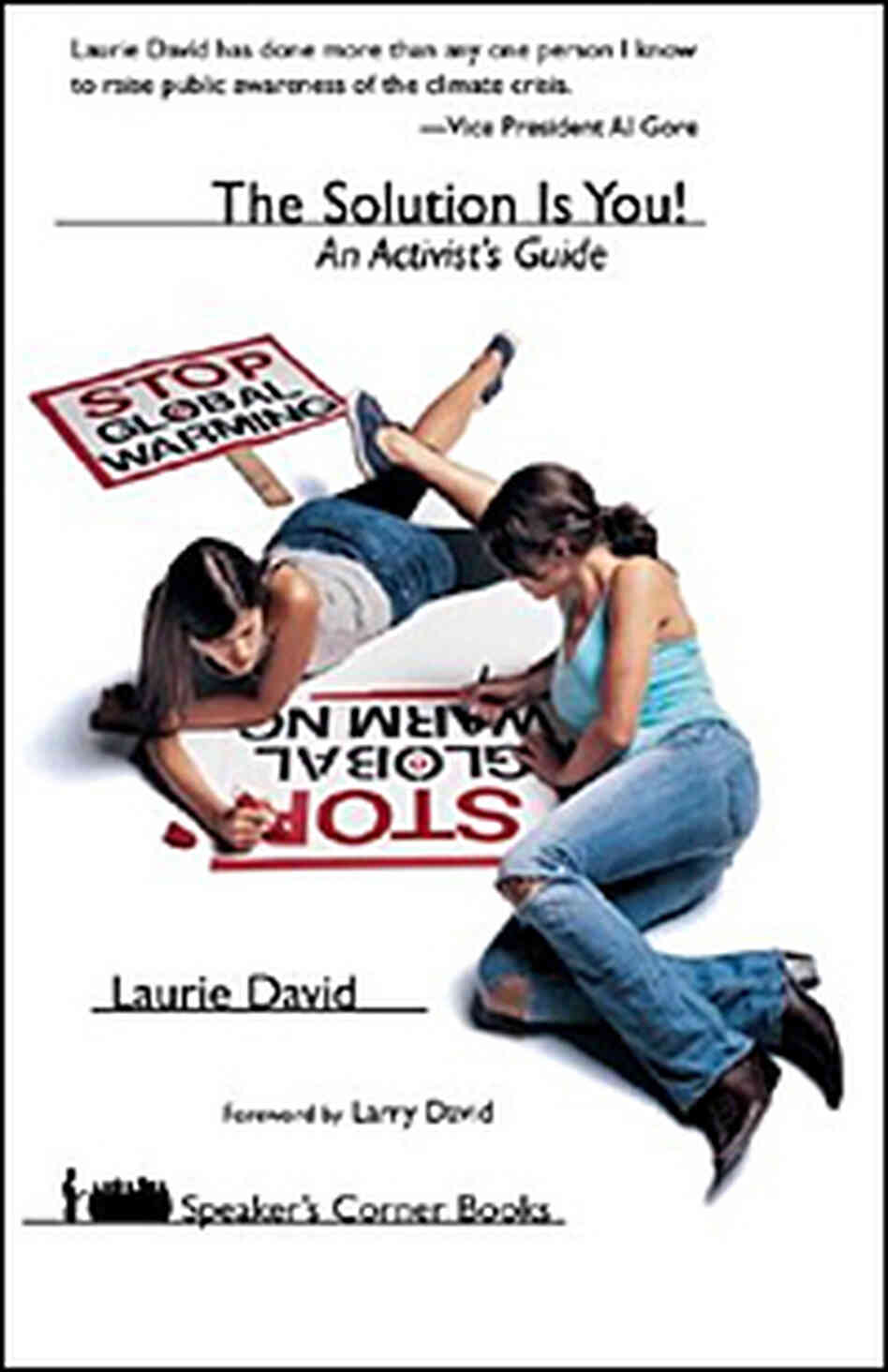 'Stop Global Warming' book cover 'Stop Global Warming' book cover