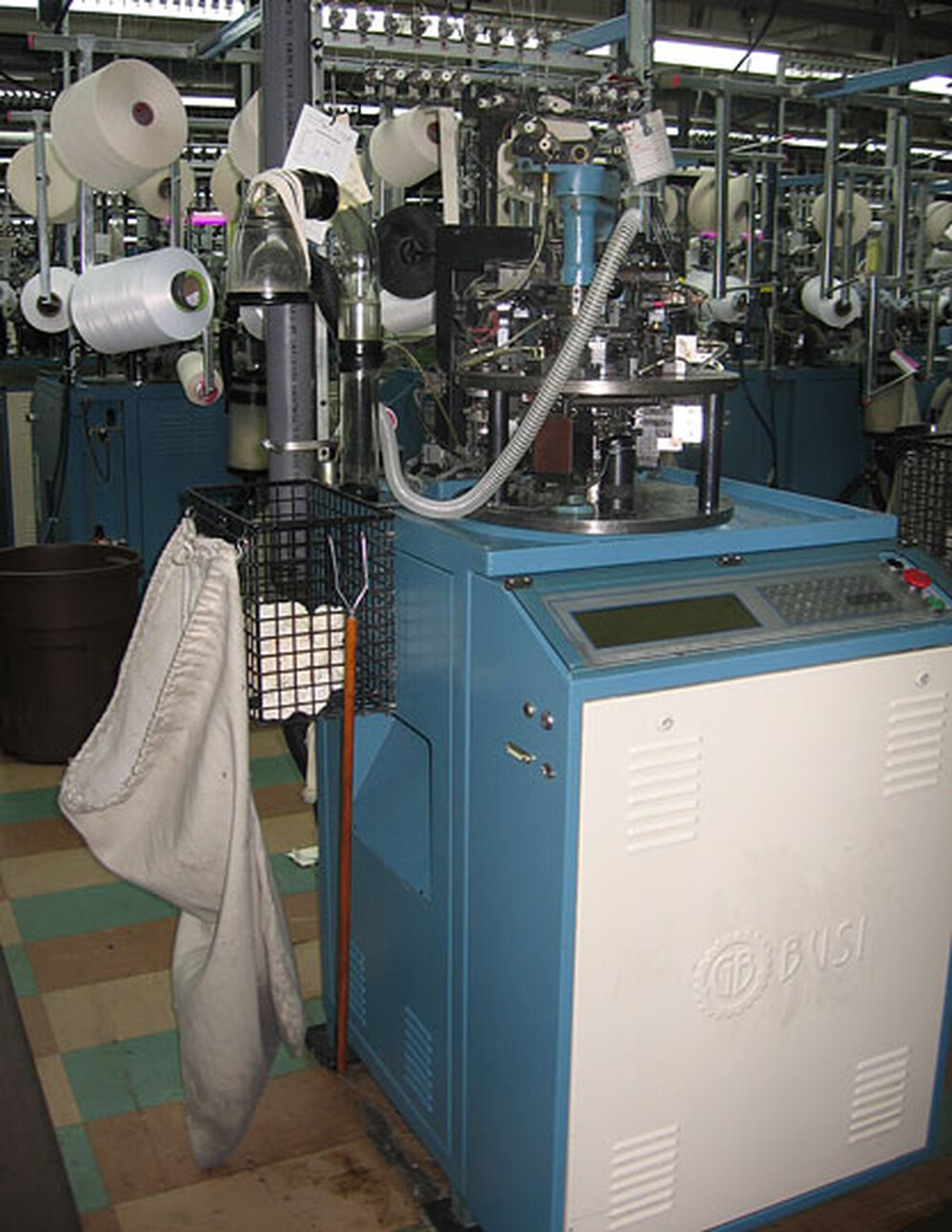 A sock machine