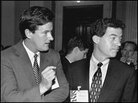 Sen. Sam Brownback (far right) with former Rep. Joe Scarborough. Sen. Sam Brownback (far right) with former Rep. Joe Scarborough.