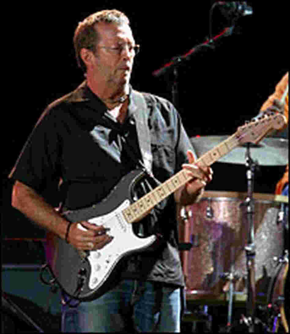 Eric Clapton performs during the Crossroads Guitar Festival in Illinois in July 2007.