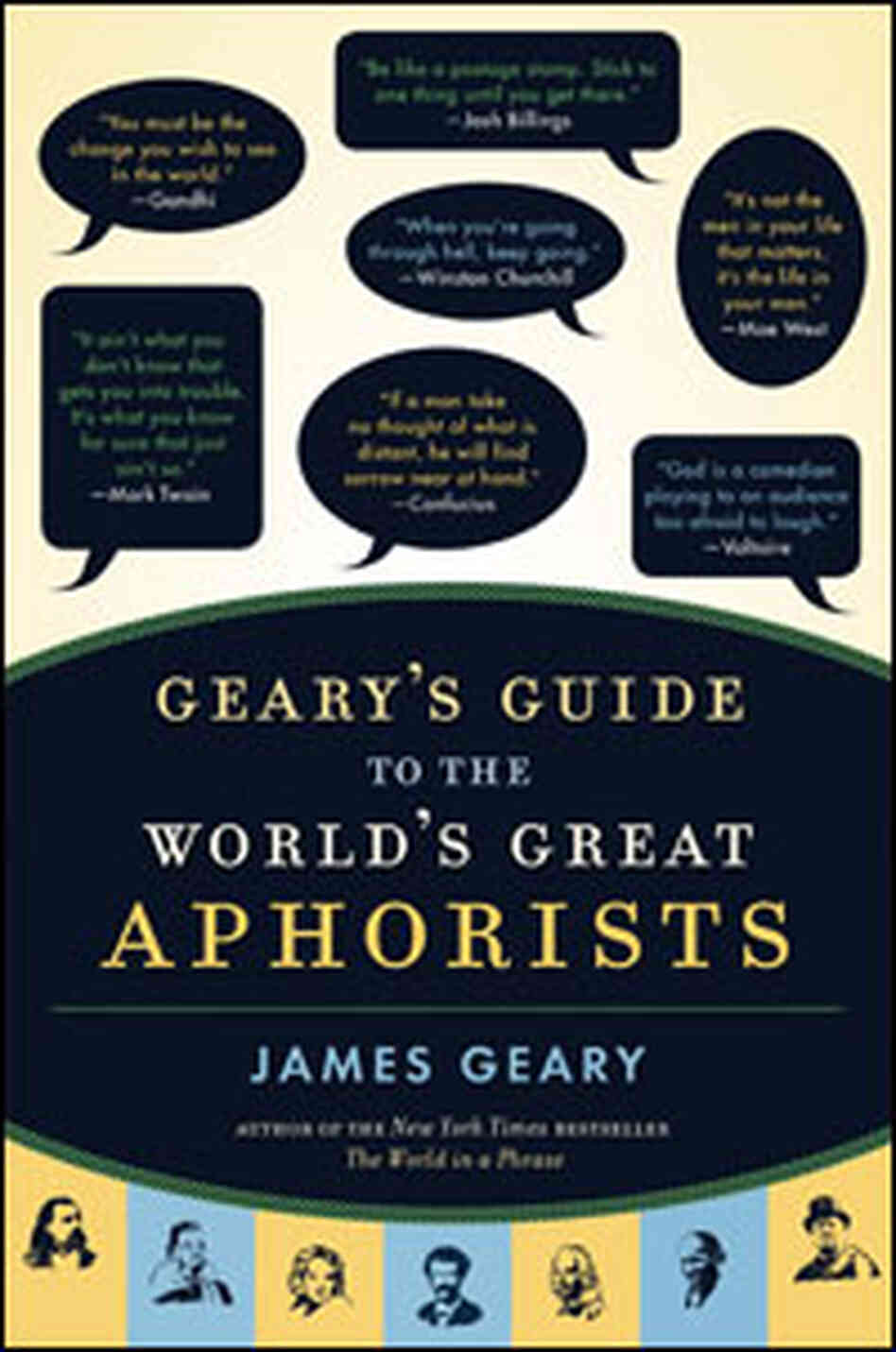 'Geary's Guide to the World's Great Aphorists' Cover 'Geary's Guide to the World's Great Aphorists' Cover