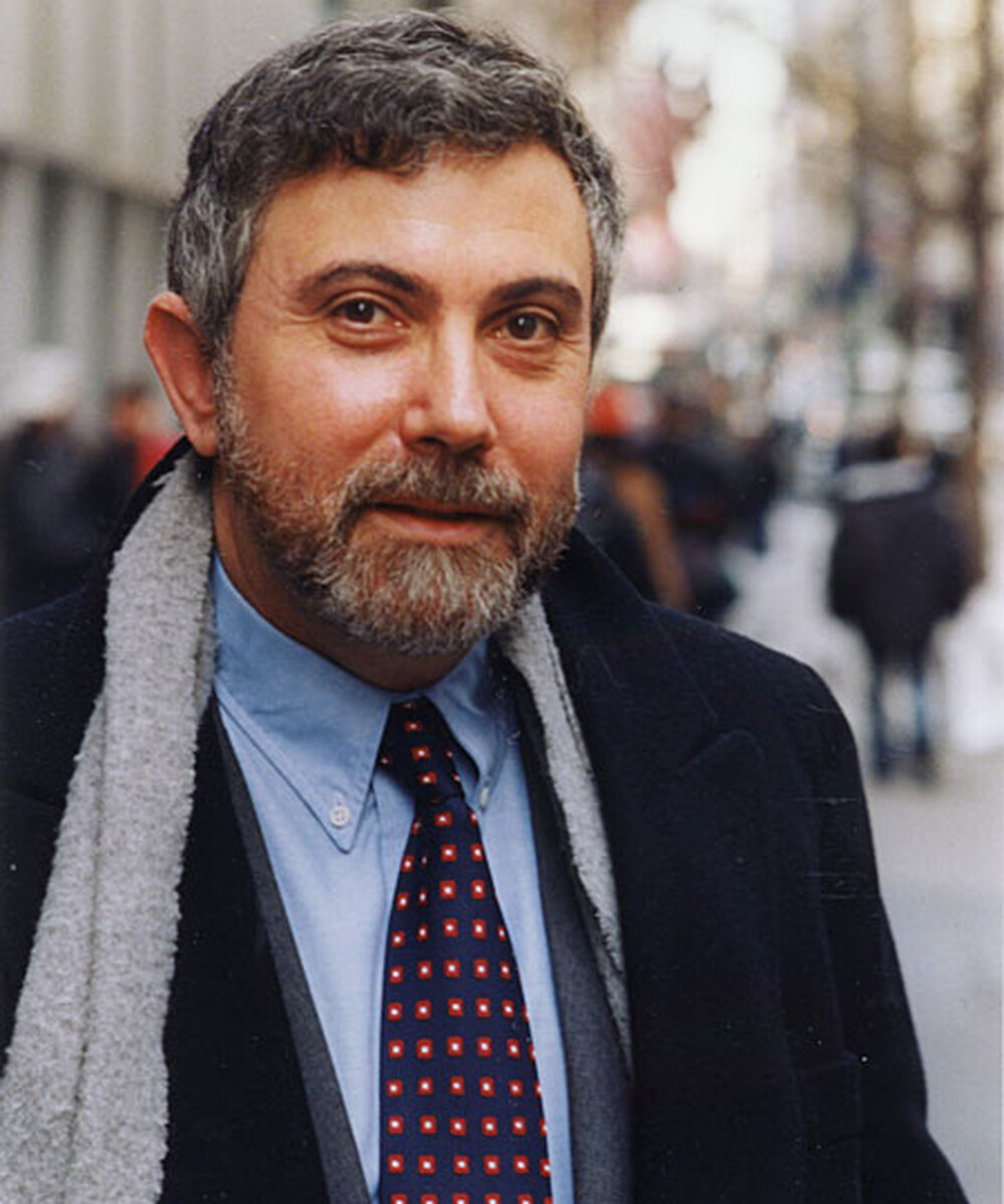 Economist and New York Times columnist Paul Krugman, author of 'The Conscience of a Liberal