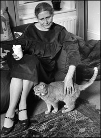 Lessing at her home in London in 1984.