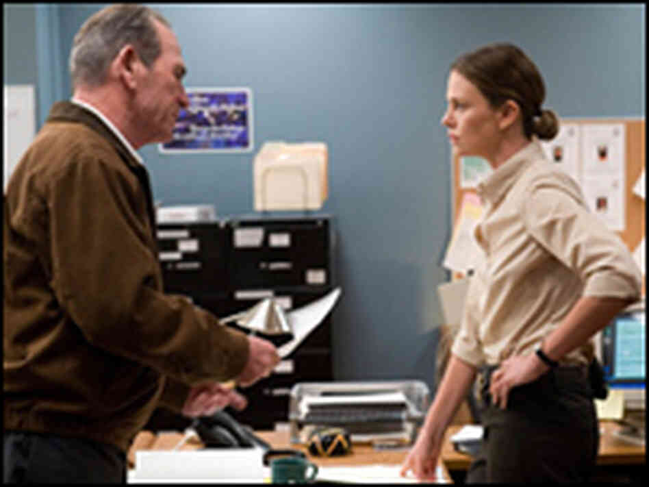 Tommy Lee Jones and Charlize Theron in 'In the Valley of Elah' Tommy Lee Jones and Charlize Theron in 'In the Valley of Elah'