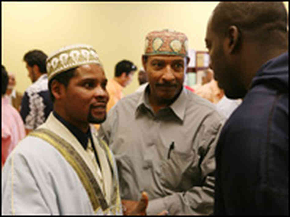 Imam greeting Imam greeting