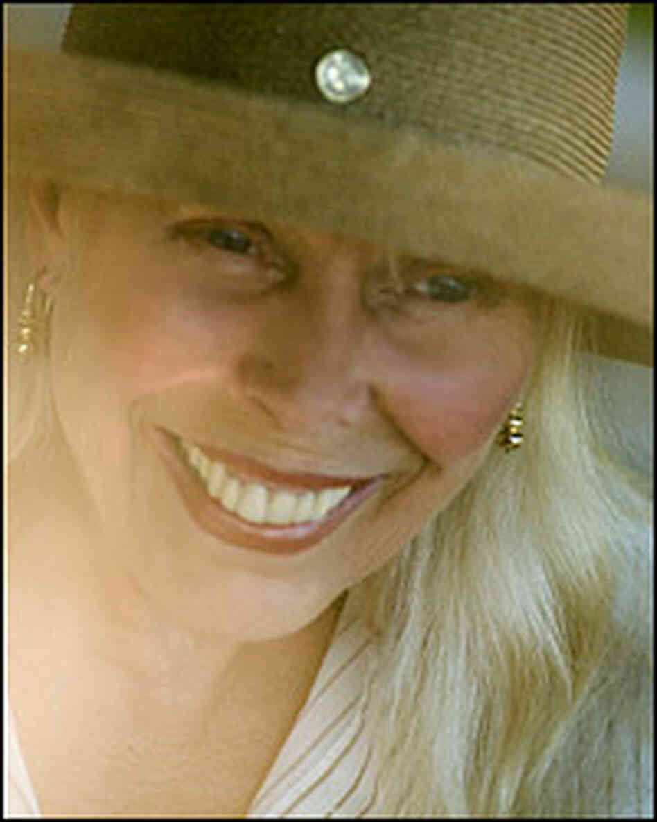 Joni Mitchell with hat. Joni Mitchell with hat.