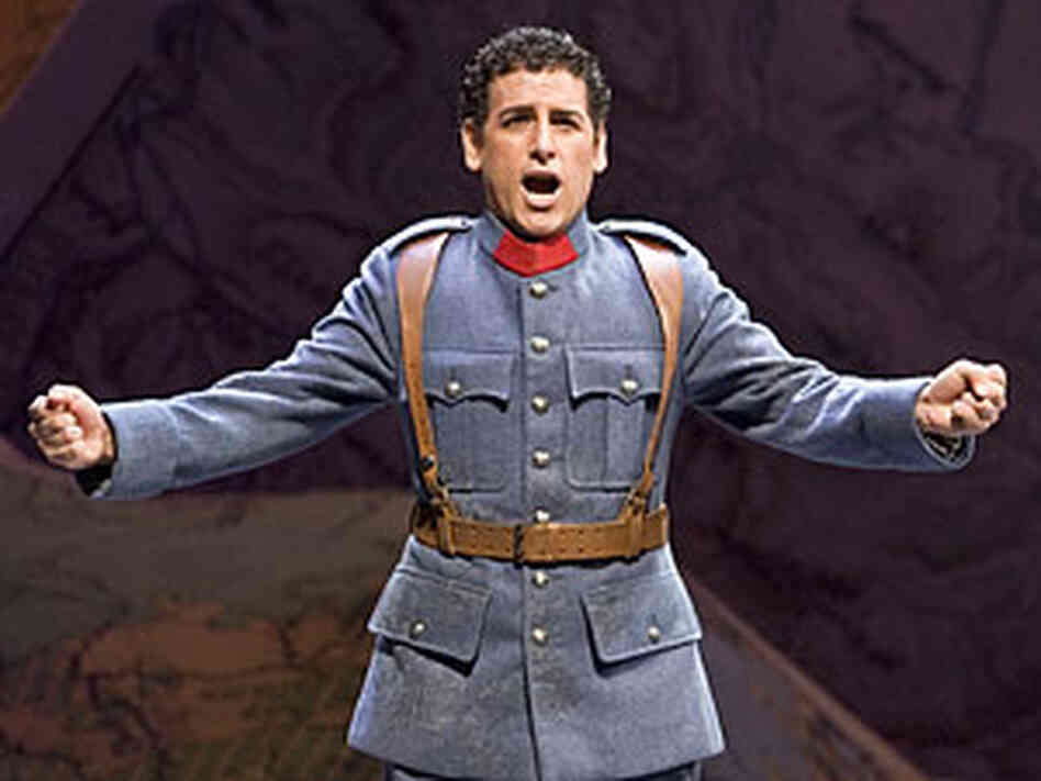 Tenor Juan Diego Florez as Tonio in Tenor Juan Diego Florez as Tonio in