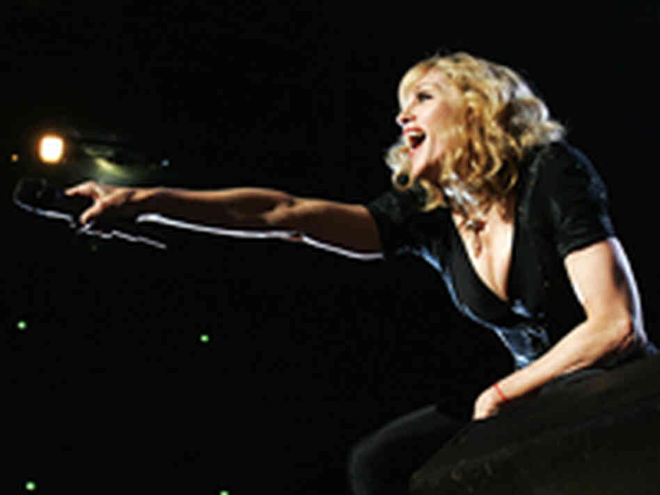 Madonna, performing at Live Earth 2007