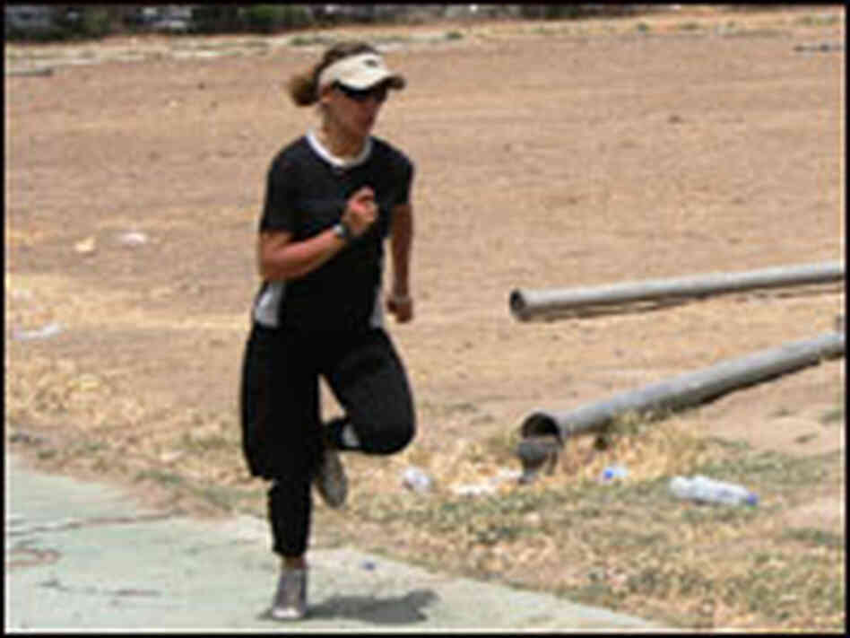 Iraqi sprinter Dana Hussein