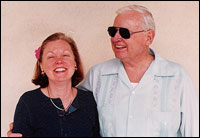 Kathleen Hensley Portalski with her late father, Jim Hensley.